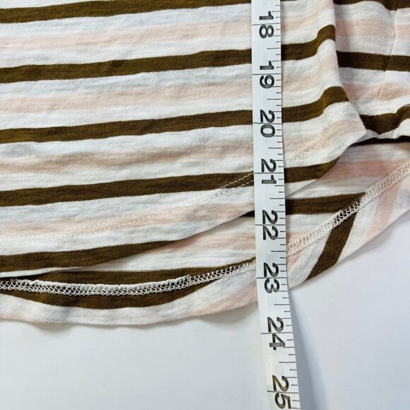 Madewell cotton crewneck tee striped lightweight women’s xs - Picture 9 of 10